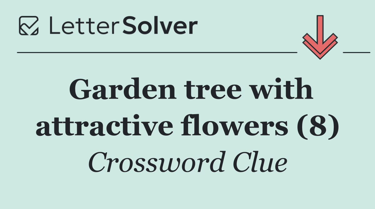 Garden tree with attractive flowers (8)