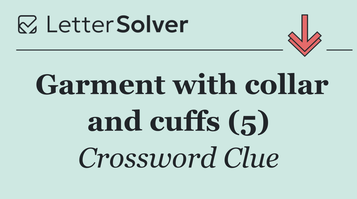 Garment with collar and cuffs (5)