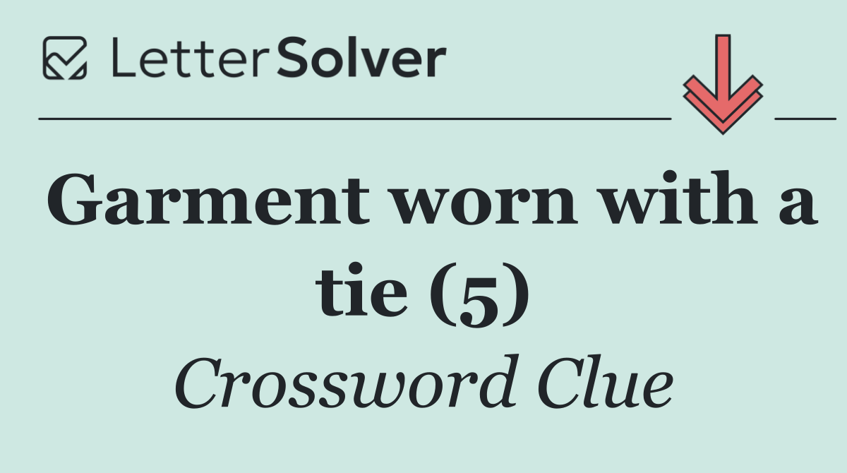 Garment worn with a tie (5)