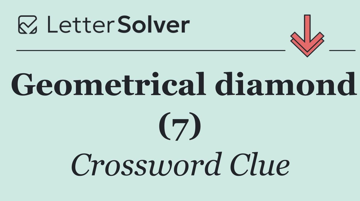 Geometrical diamond (7)