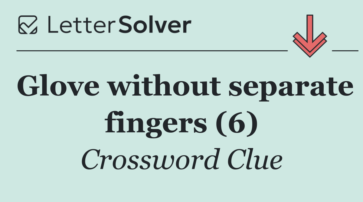 Glove without separate fingers (6)