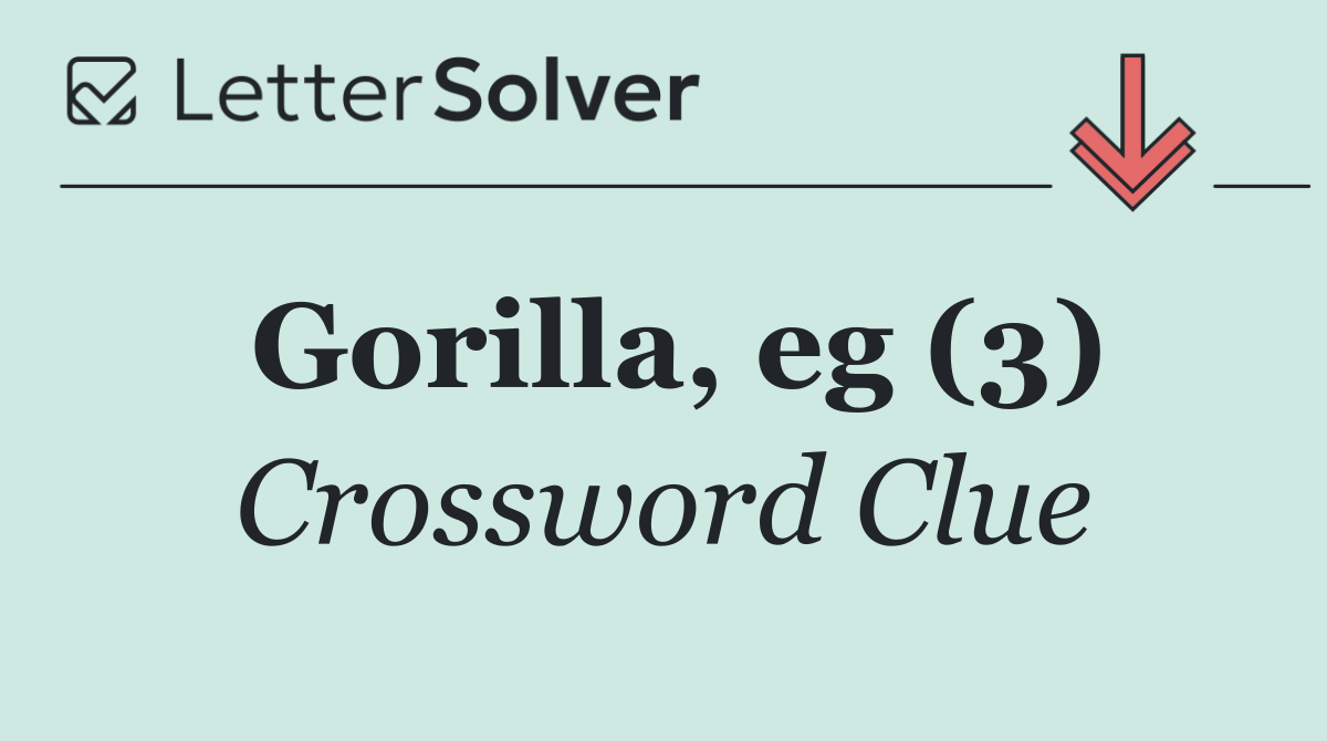 Gorilla, eg (3)