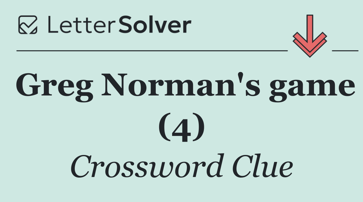 Greg Norman's game (4)