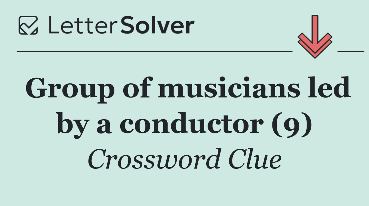 Group of musicians led by a conductor (9)