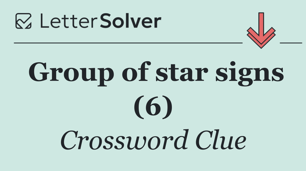 Group of star signs (6)