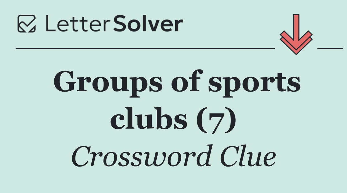 Groups of sports clubs (7)
