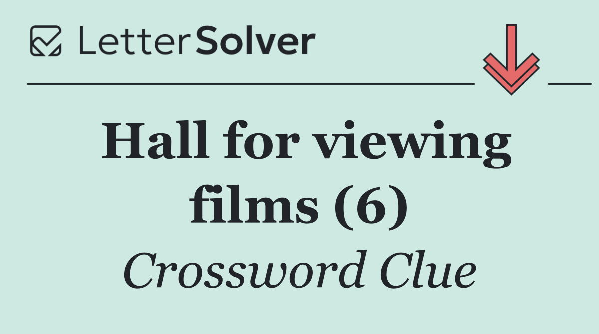 Hall for viewing films (6)