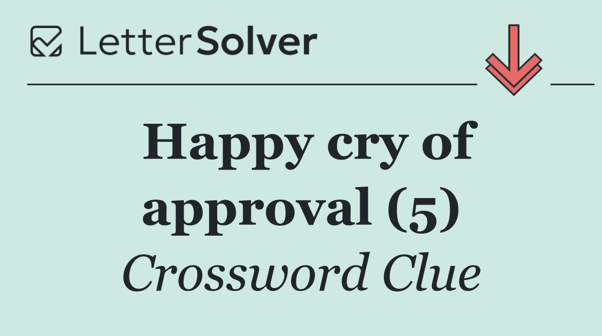 Happy cry of approval (5)