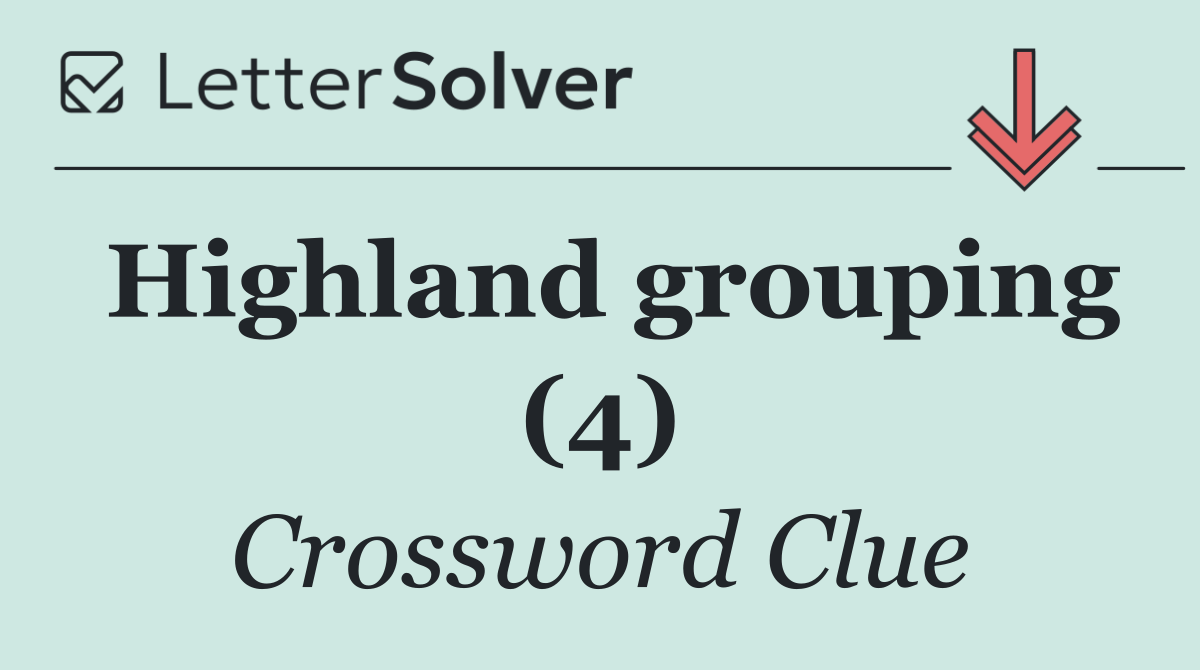 Highland grouping (4)