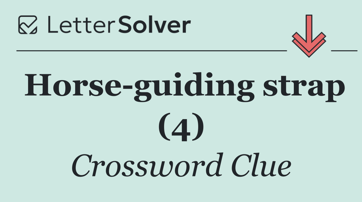 Horse guiding strap (4)