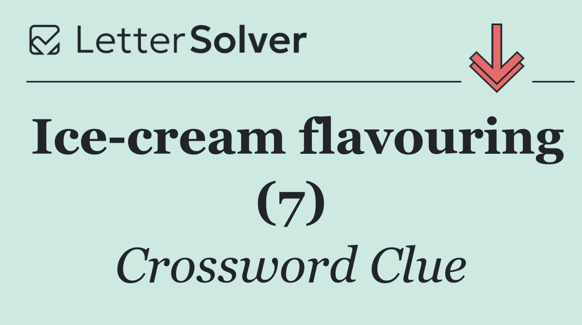 Ice cream flavouring (7)