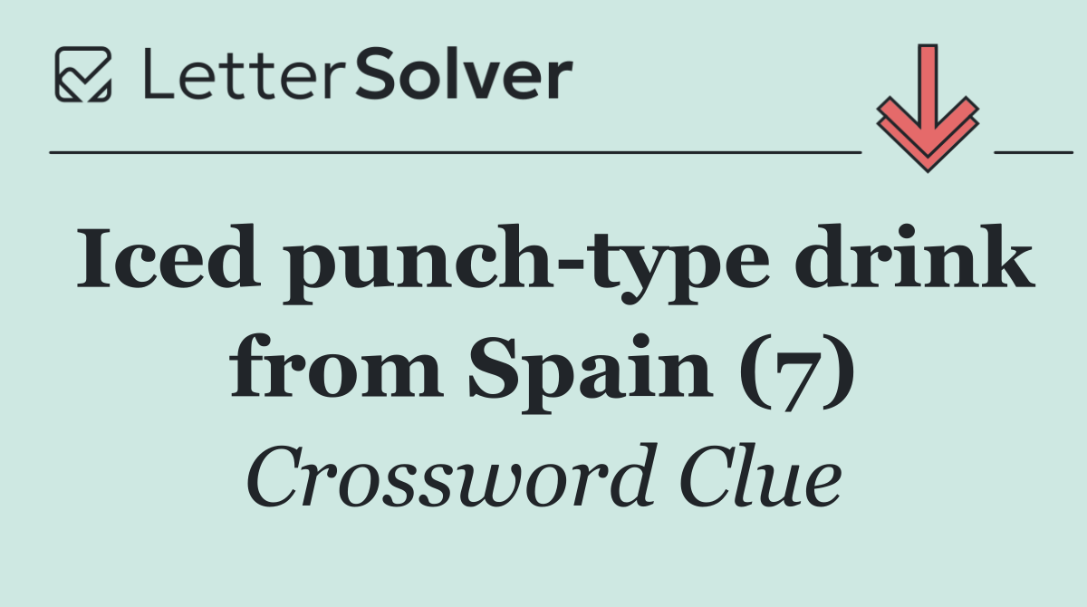 Iced punch type drink from Spain (7)