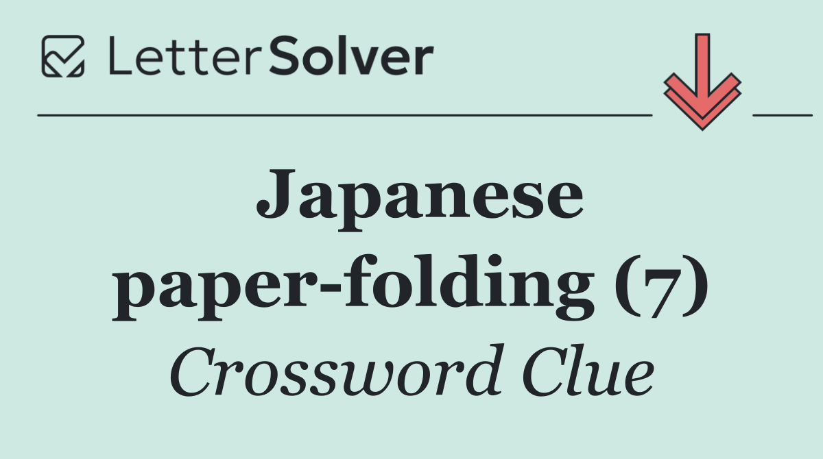 Japanese paper folding (7)