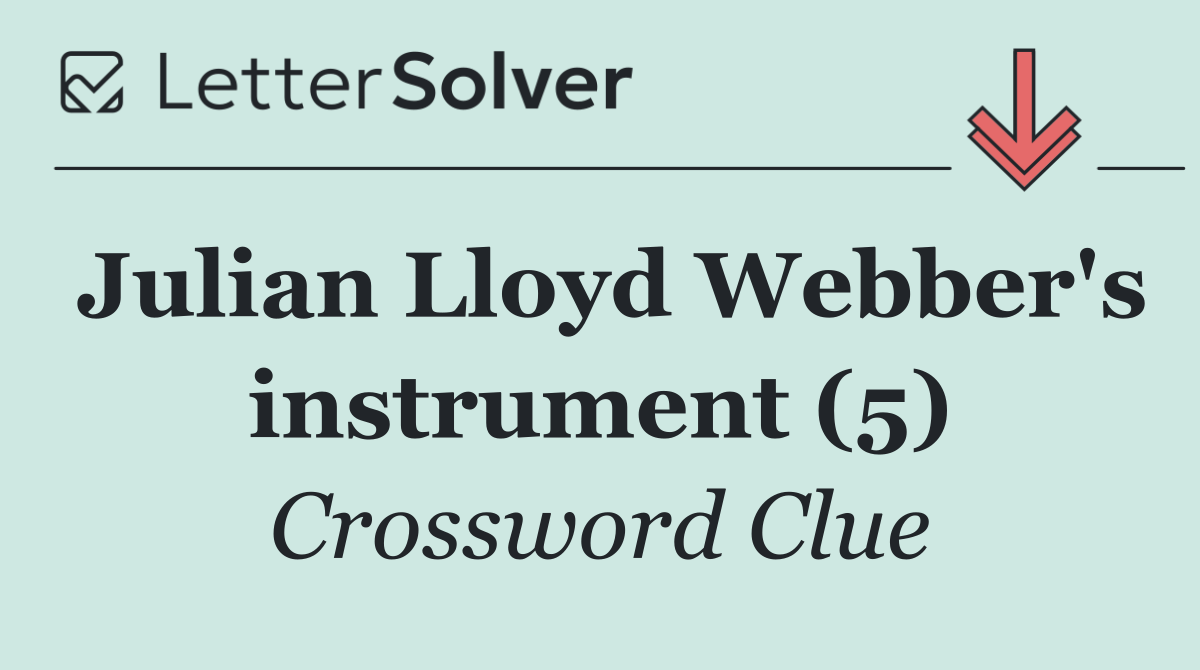 Julian Lloyd Webber's instrument (5)