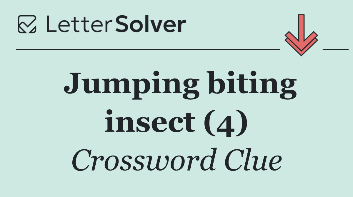 Jumping biting insect (4)