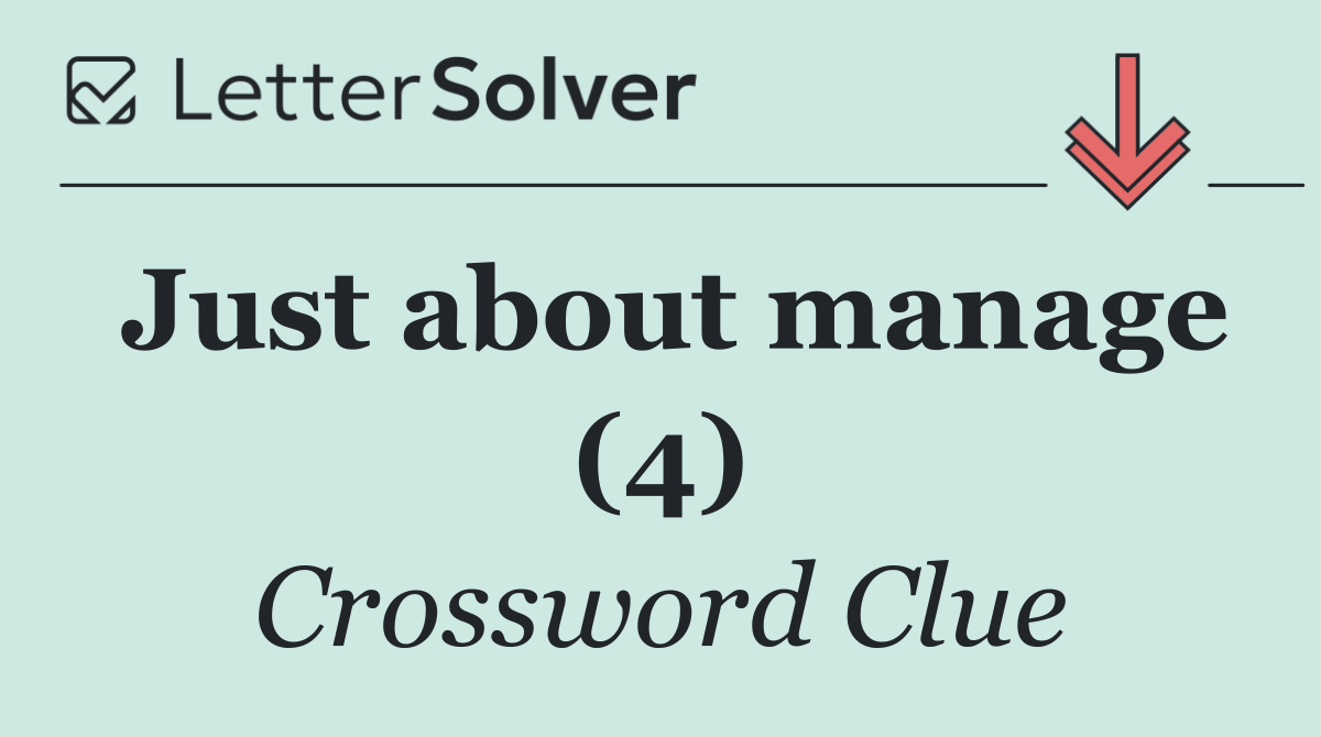 Just about manage (4)