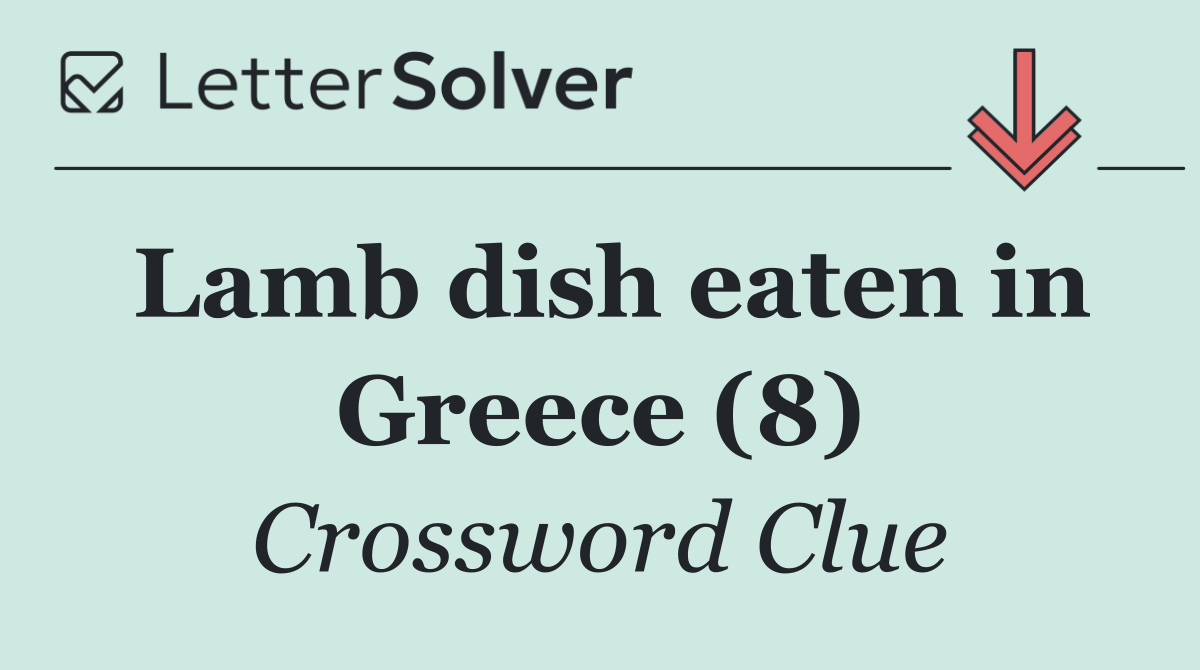 Lamb dish eaten in Greece (8)
