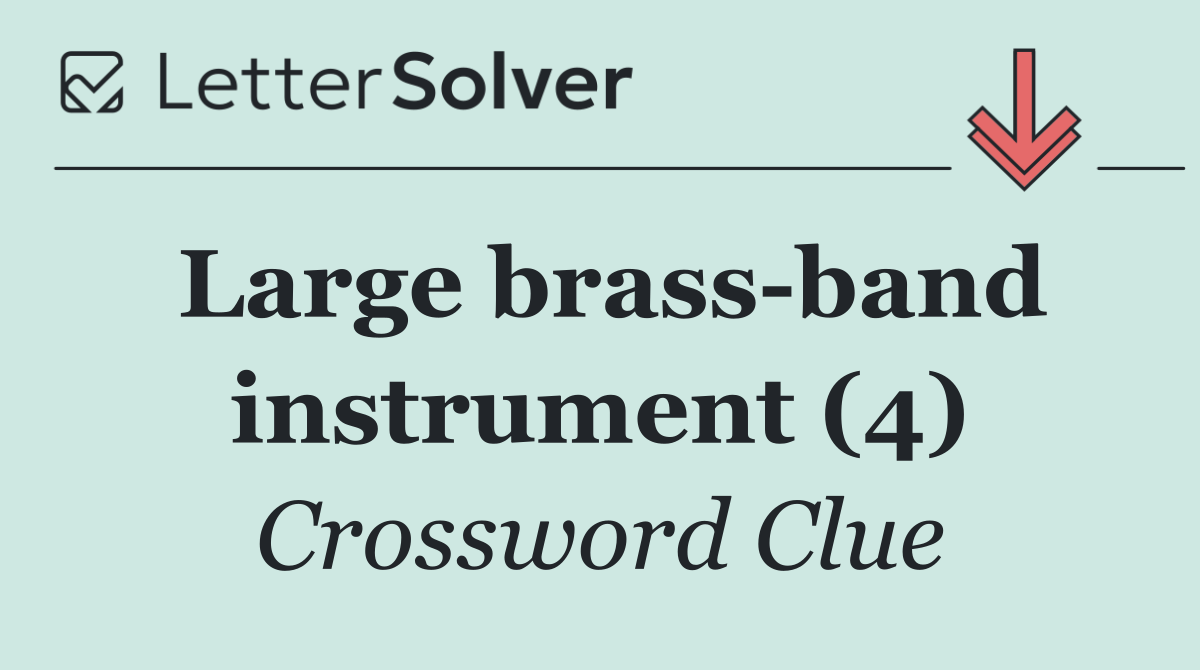 Large brass band instrument (4)