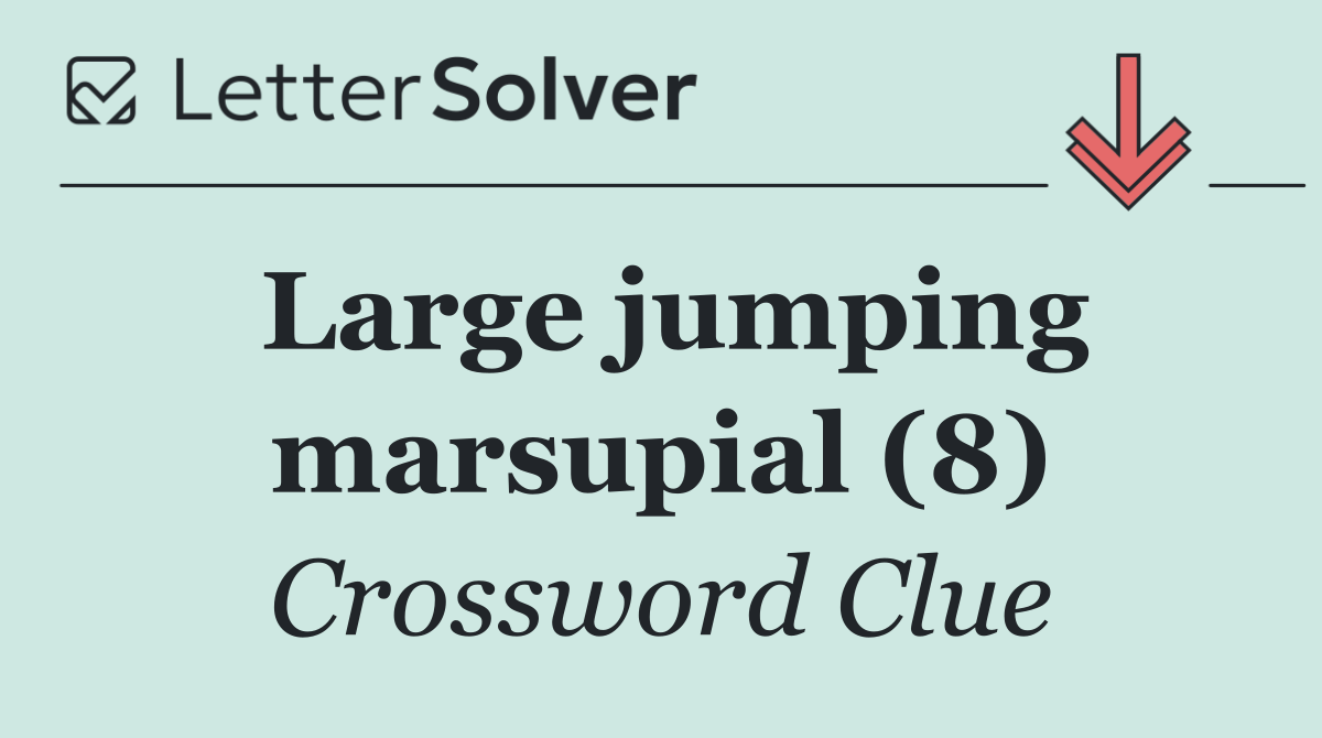 Large jumping marsupial (8)