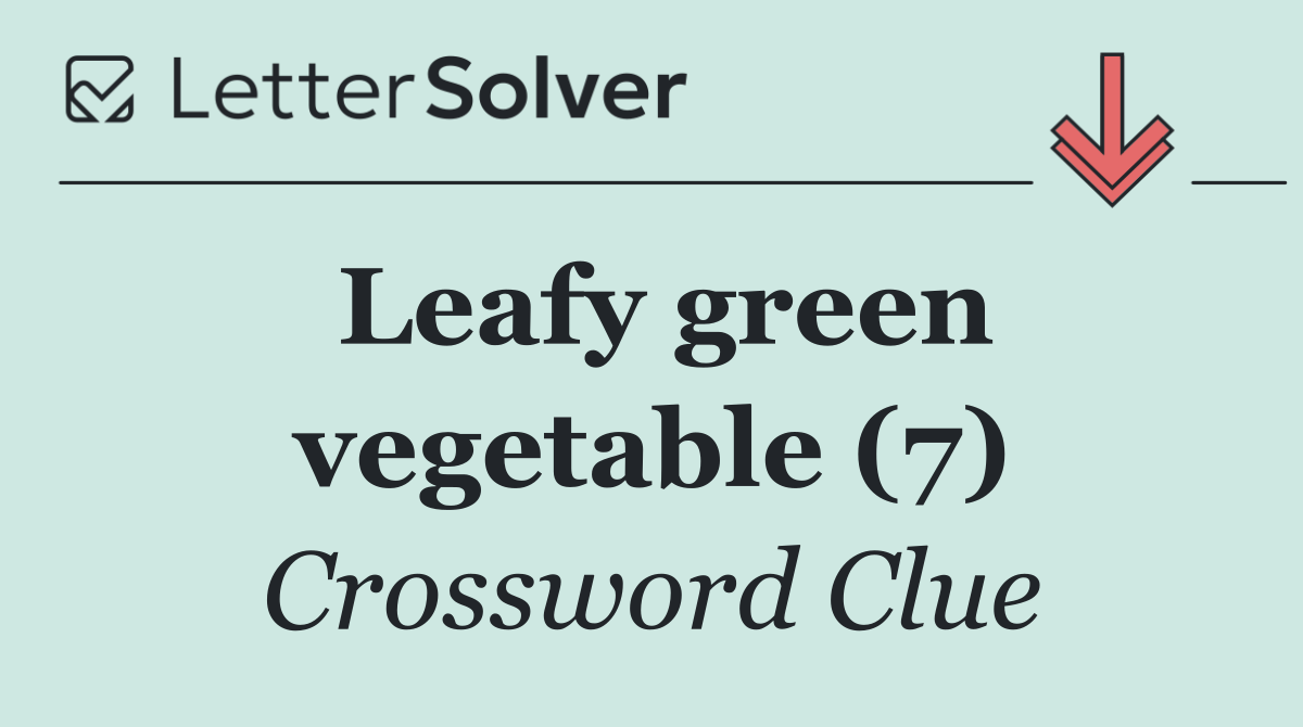 Leafy green vegetable (7)