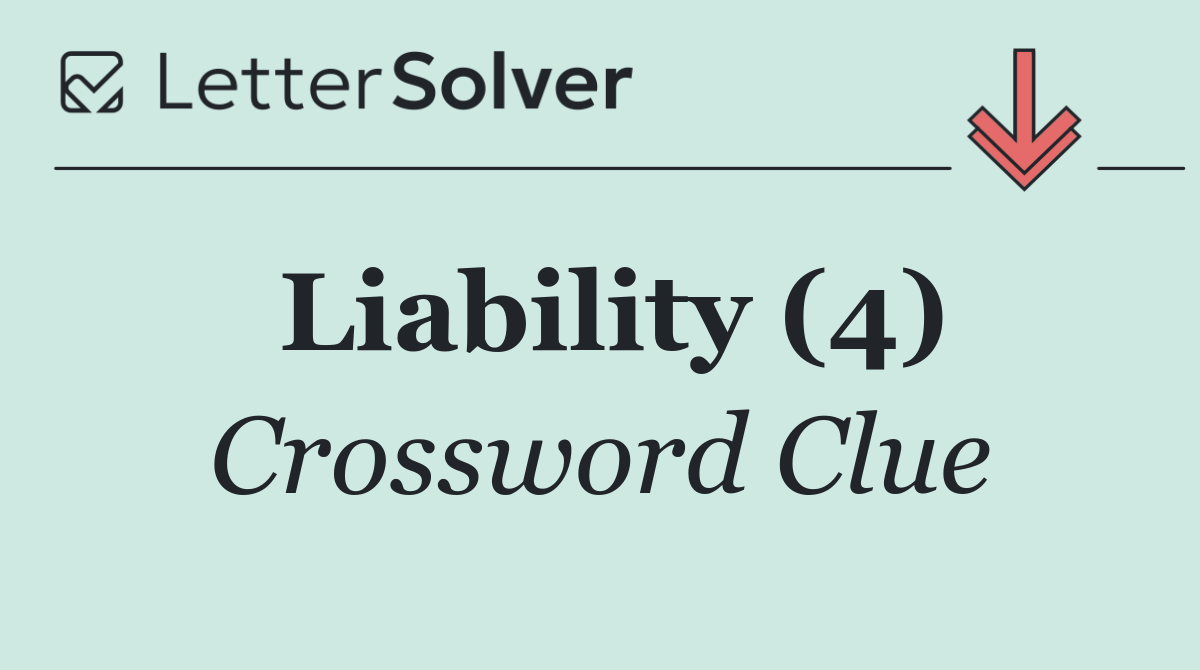 Liability (4)