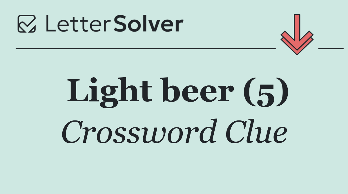 Light beer (5)