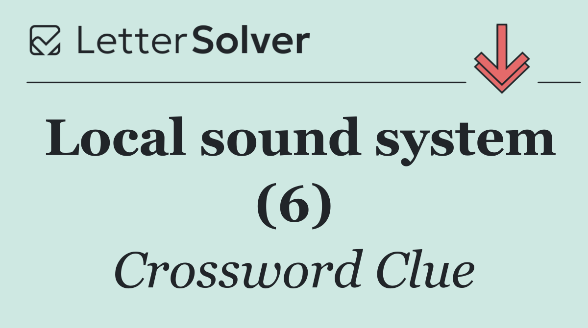 Local sound system (6)