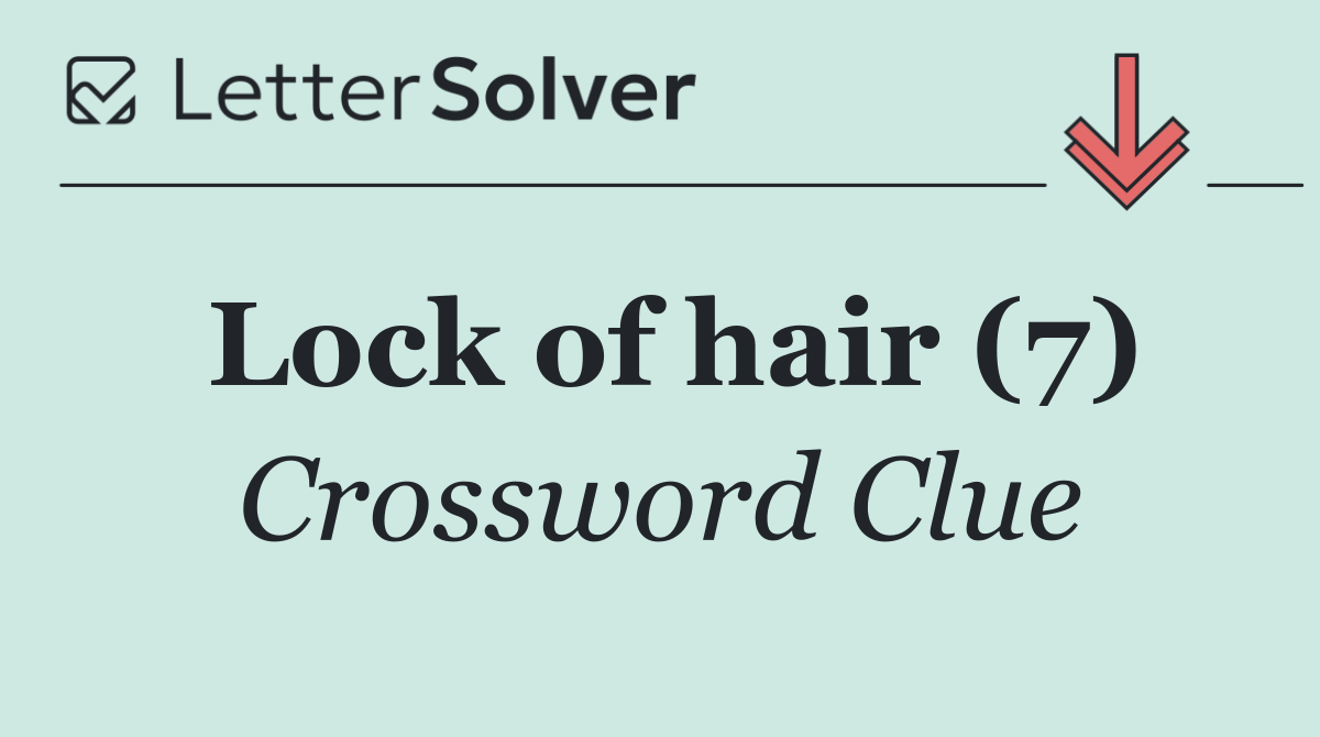 Lock of hair (7)