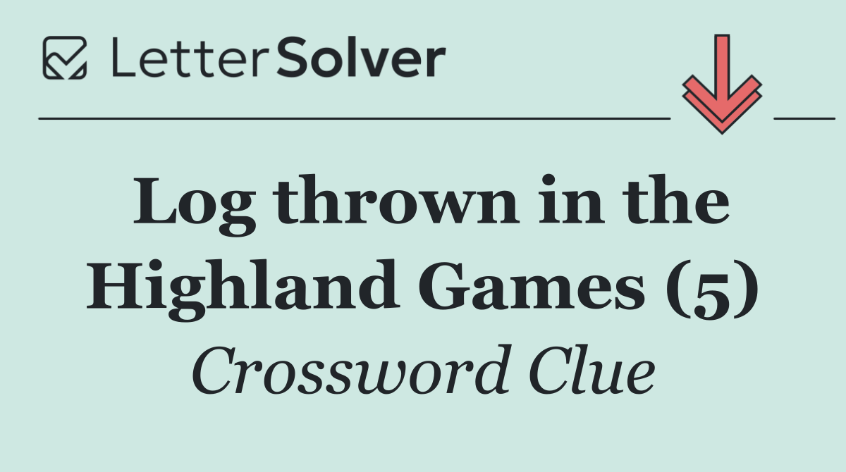 Log thrown in the Highland Games (5)