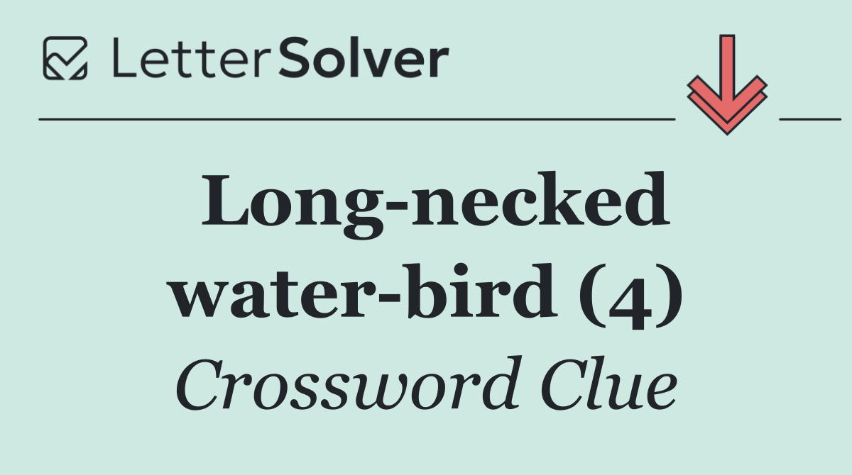 Long necked water bird (4)