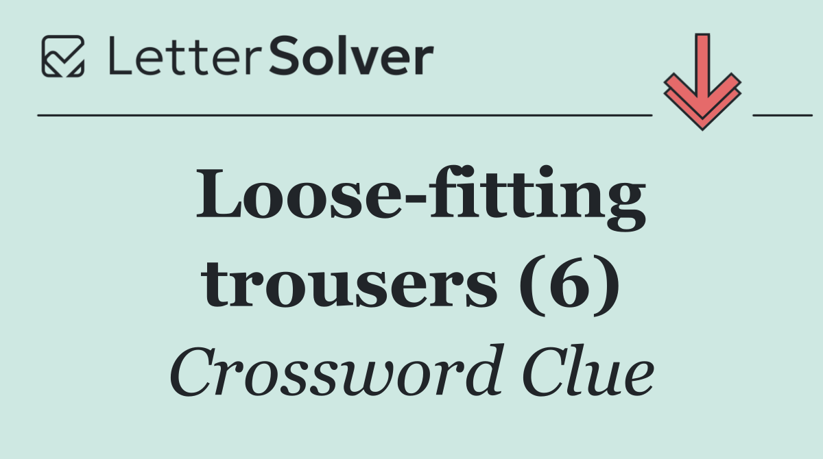 Loose fitting trousers (6)