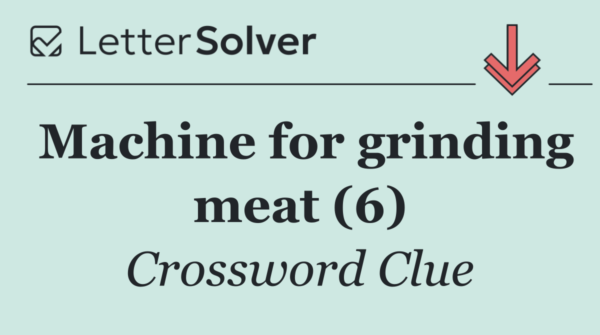 Machine for grinding meat (6)
