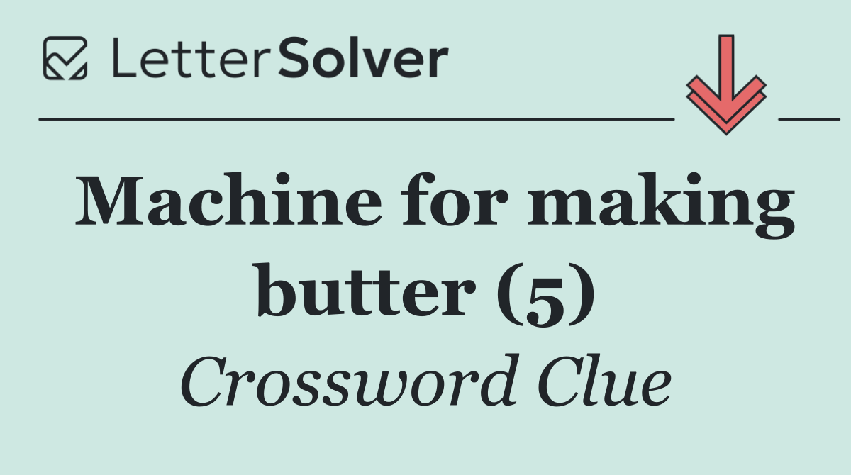Machine for making butter (5)