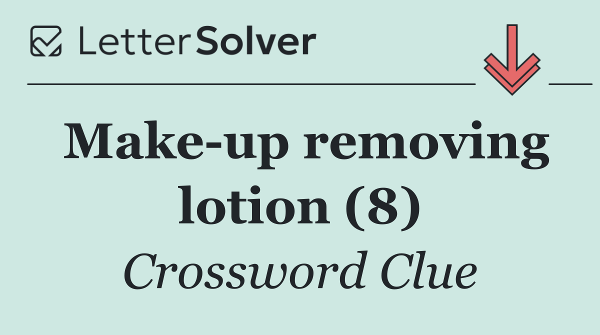Make up removing lotion (8)