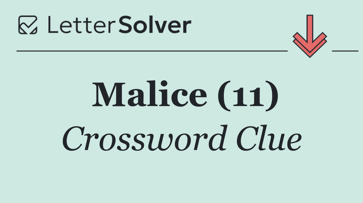 Malice (11)