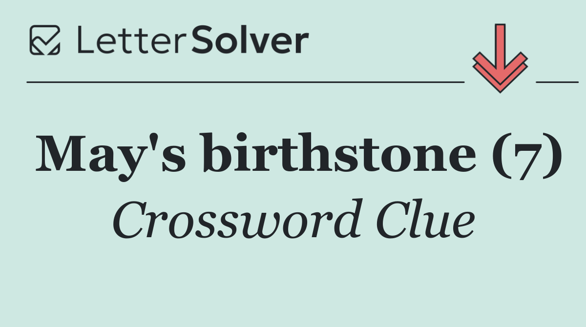 May's birthstone (7)