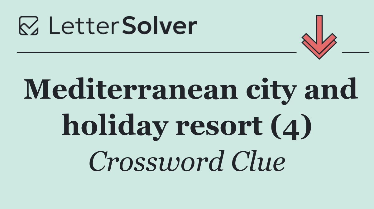 Mediterranean city and holiday resort (4)