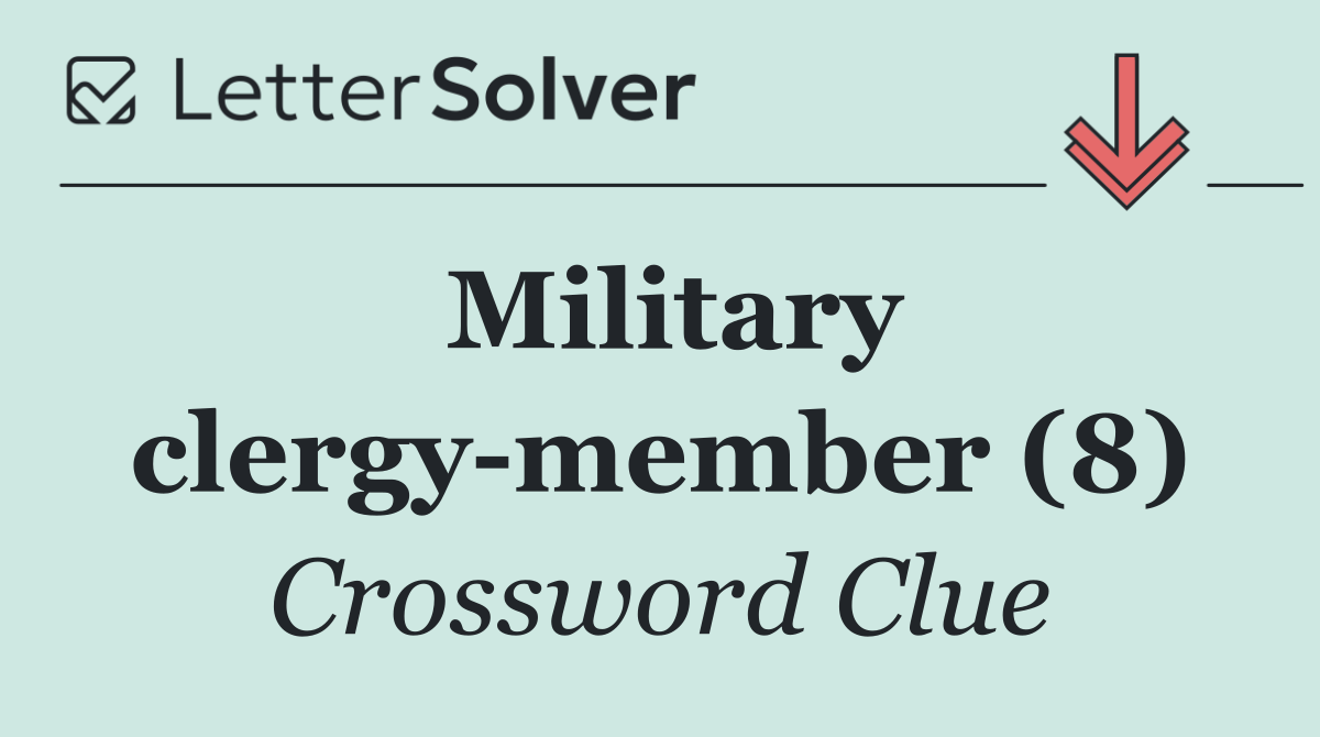 Military clergy member (8)