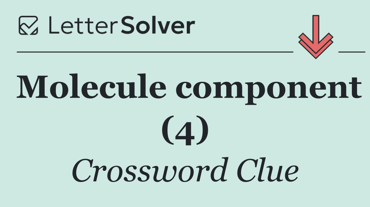 Molecule component (4)