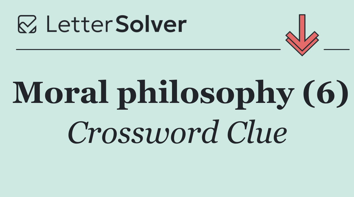 Moral philosophy (6)