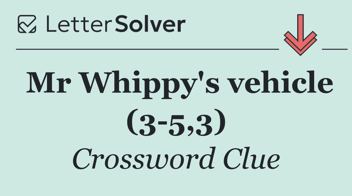 Mr Whippy's vehicle (3 5,3)