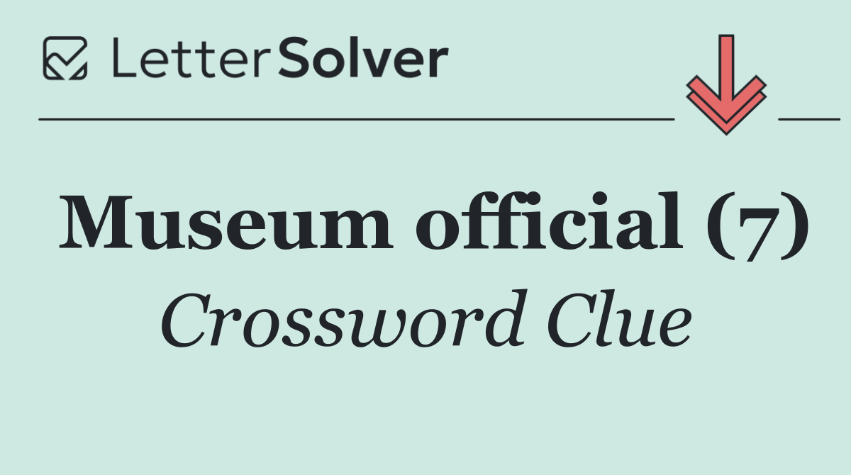 Museum official (7)