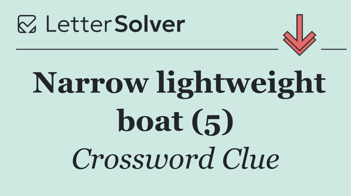 Narrow lightweight boat (5)