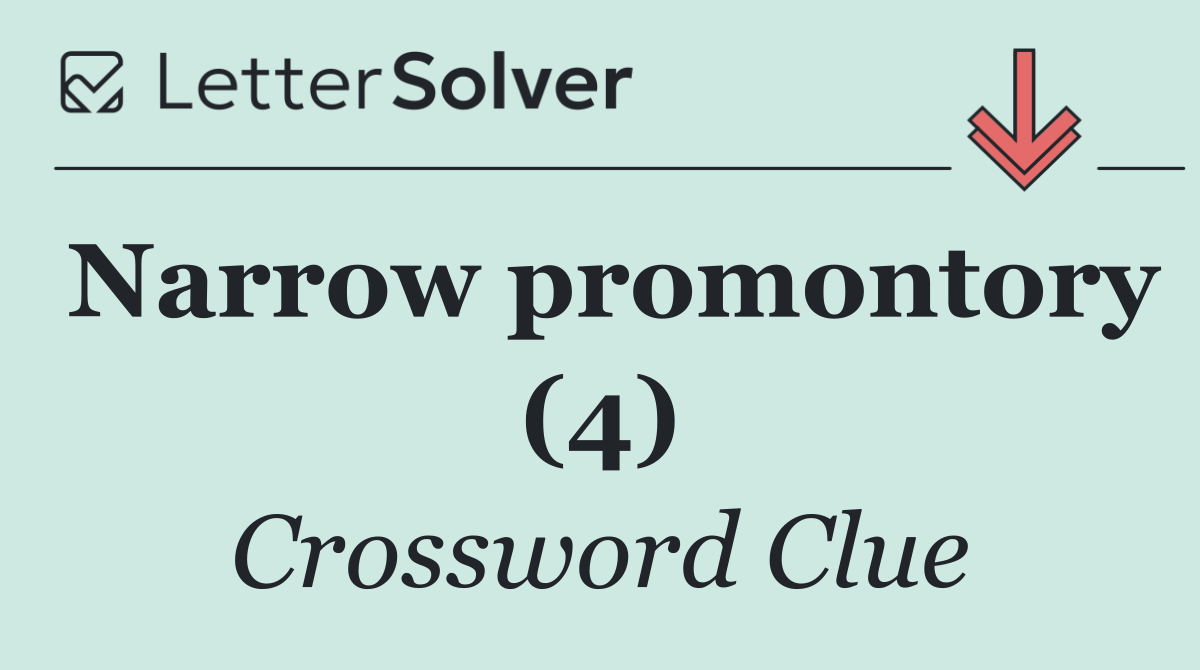 Narrow promontory (4)