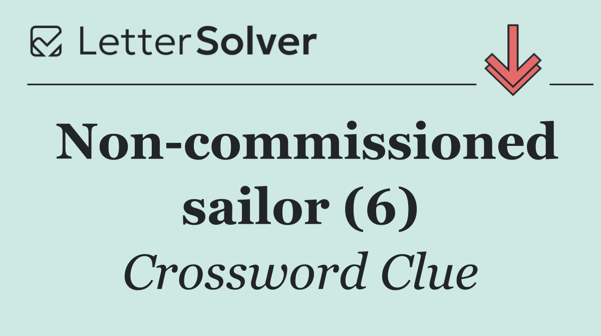 Non commissioned sailor (6)