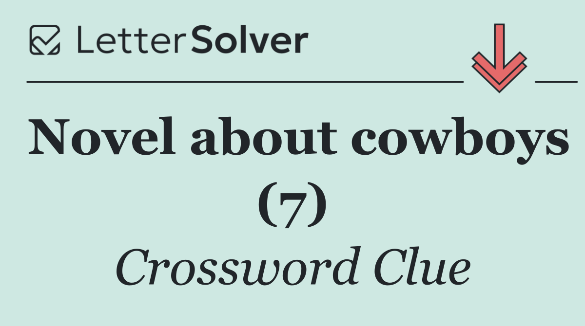 Novel about cowboys (7)