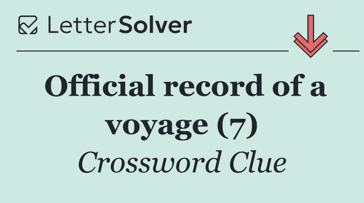 Official record of a voyage (7)