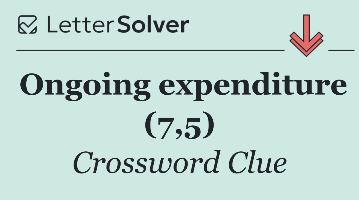 Ongoing expenditure (7,5)