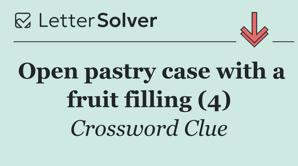 Open pastry case with a fruit filling (4)