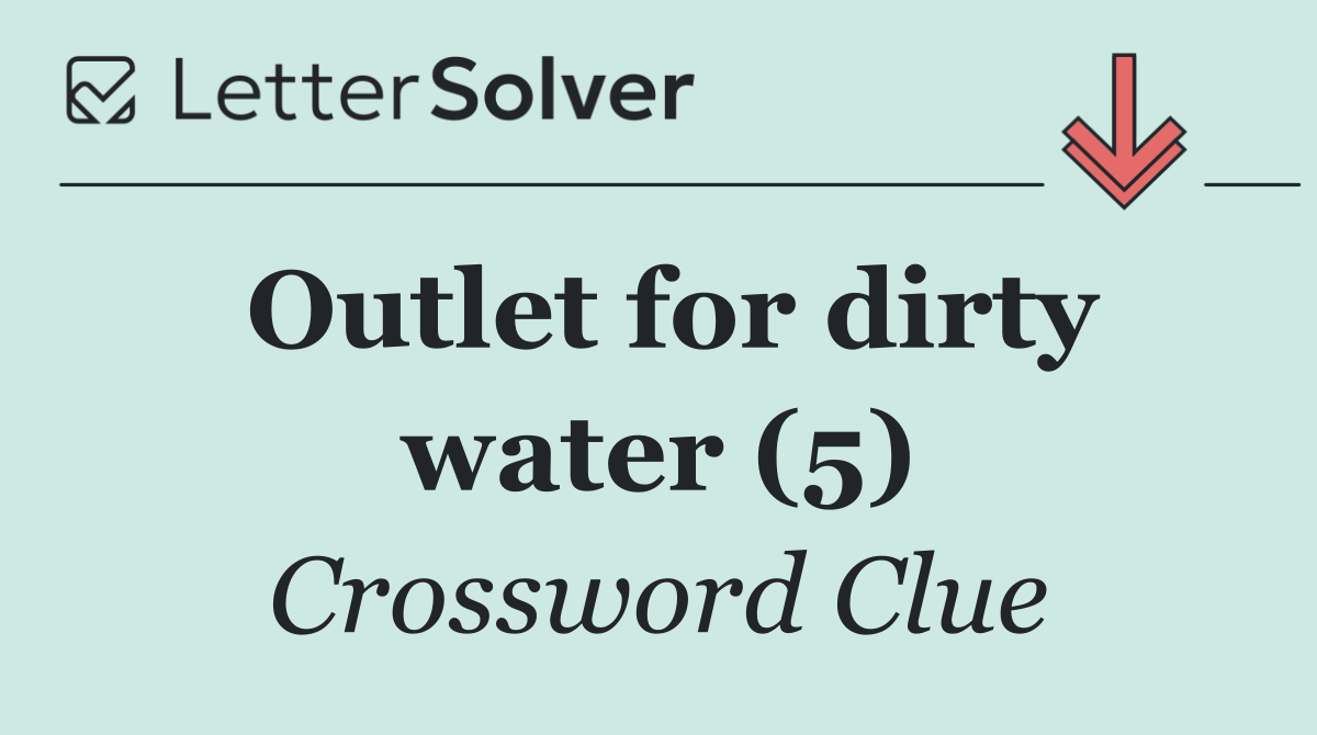 Outlet for dirty water (5)